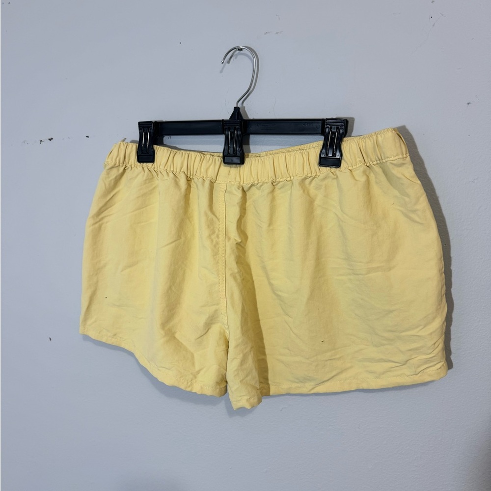 Patagonia Yellow Athletic Shorts Lightweight Performance - Picture 3 of 4